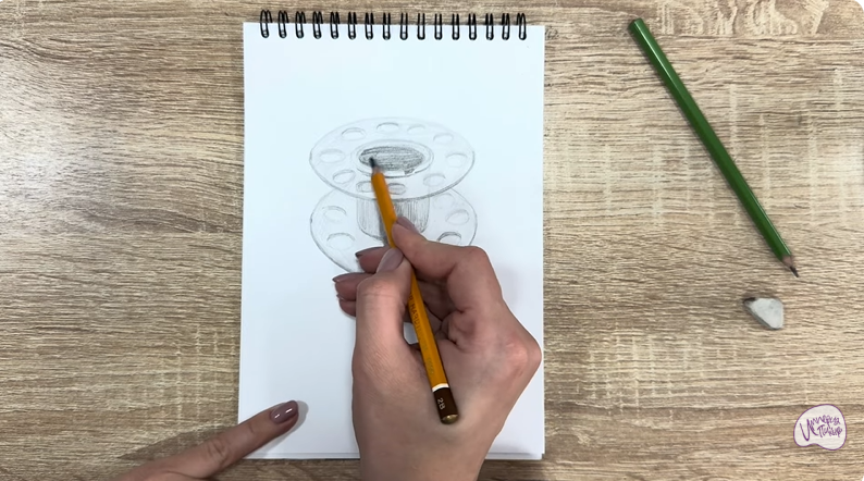 Рисуем Шпулька