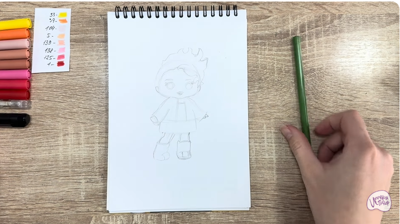 Рисуем Эмбер Синнамон