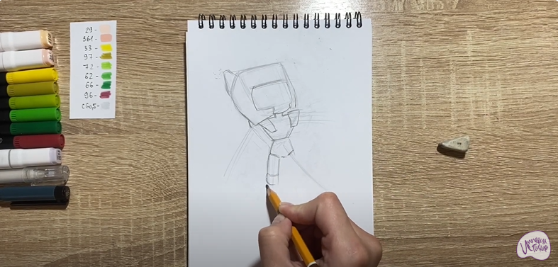 Рисуем Флай из "Геройчики"