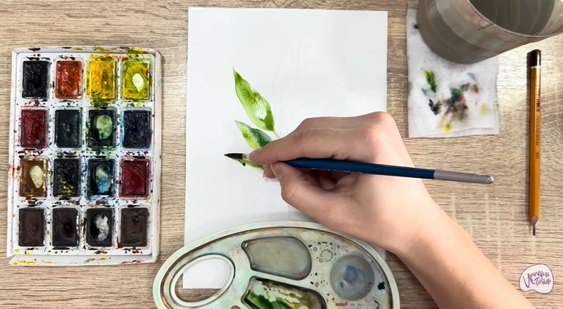 Рисуем Лавровый лист