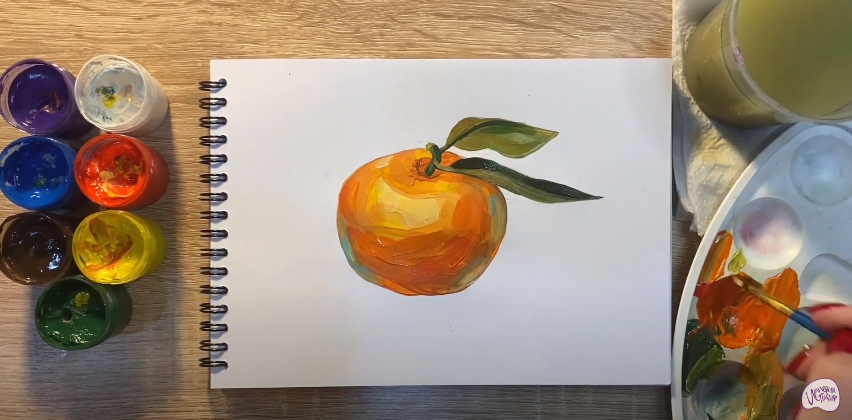 Рисуем Мандарин