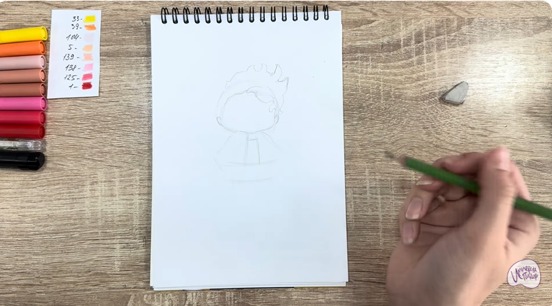 Рисуем Эмбер Синнамон