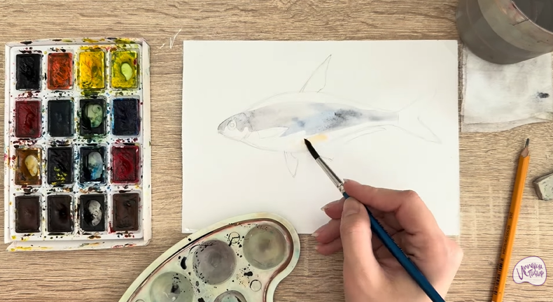 Рисуем Белоглазка