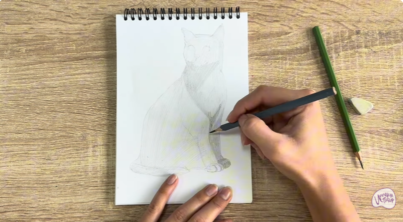 Рисуем Бурманский кот Рисуем Бурманский кот