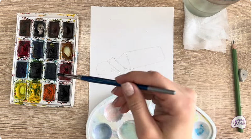 Рисуем Филе тунца