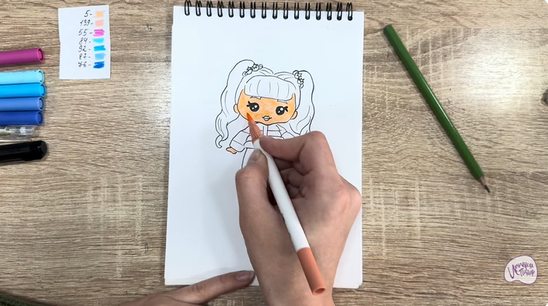 Рисуем Рори Блуберри