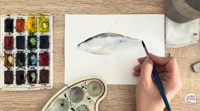 Рисуем Белоглазка