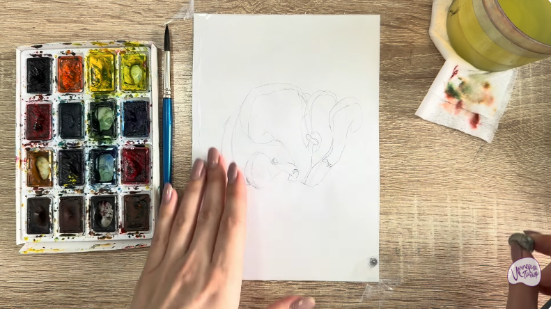 Рисуем Вешенки