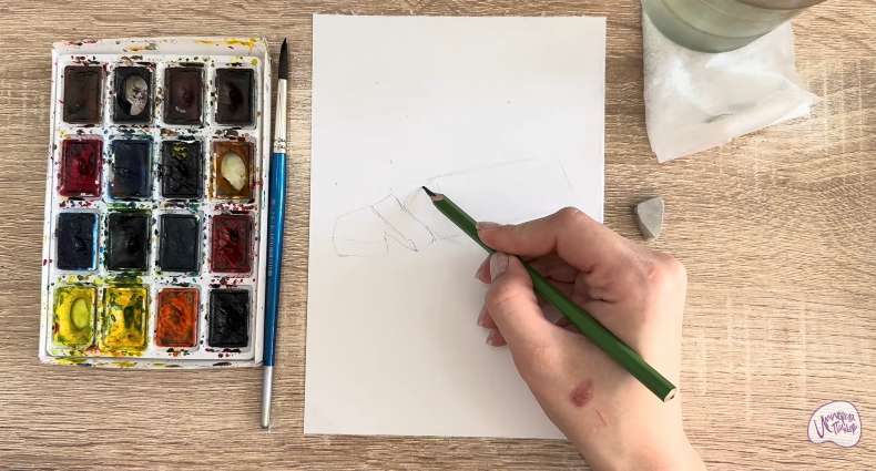 Рисуем Филе тунца