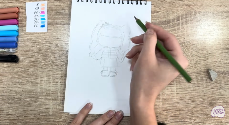 Рисуем Рори Блуберри