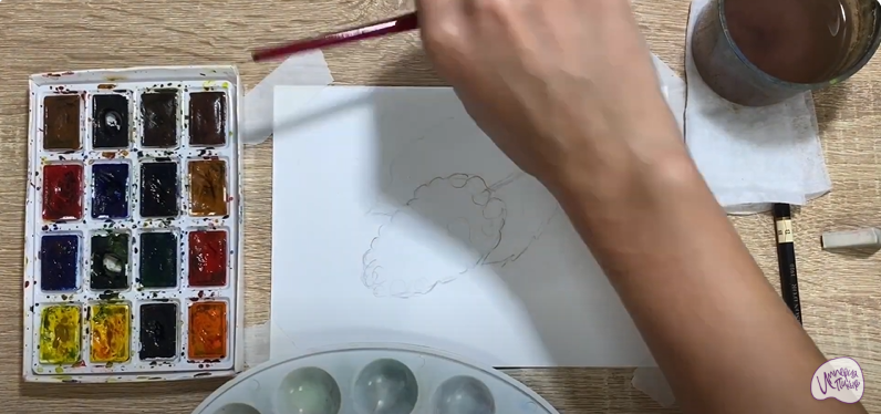 Рисуем Шелковица