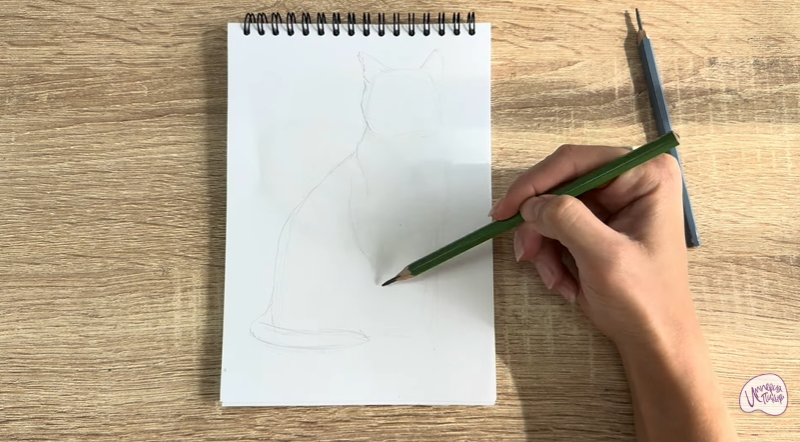 Рисуем Бурманский кот Рисуем Бурманский кот