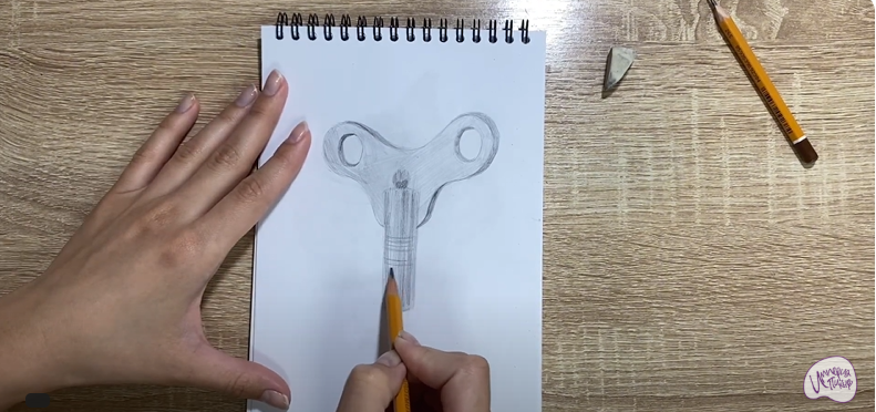 Рисуем Заводной ключ