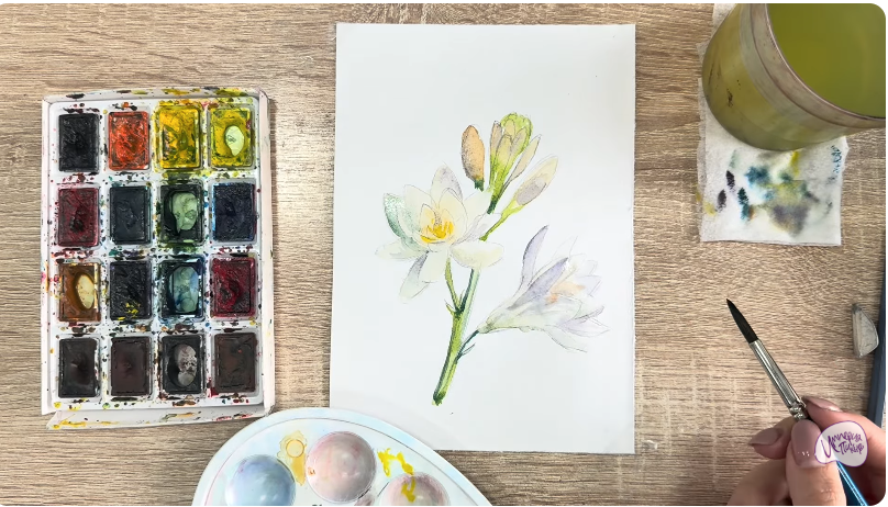 Рисуем Тубероза