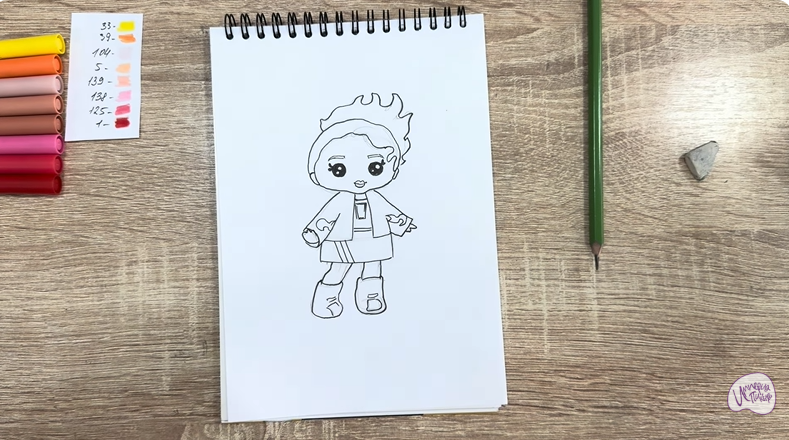 Рисуем Эмбер Синнамон