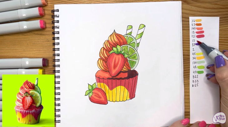 Рисуем Пирожное