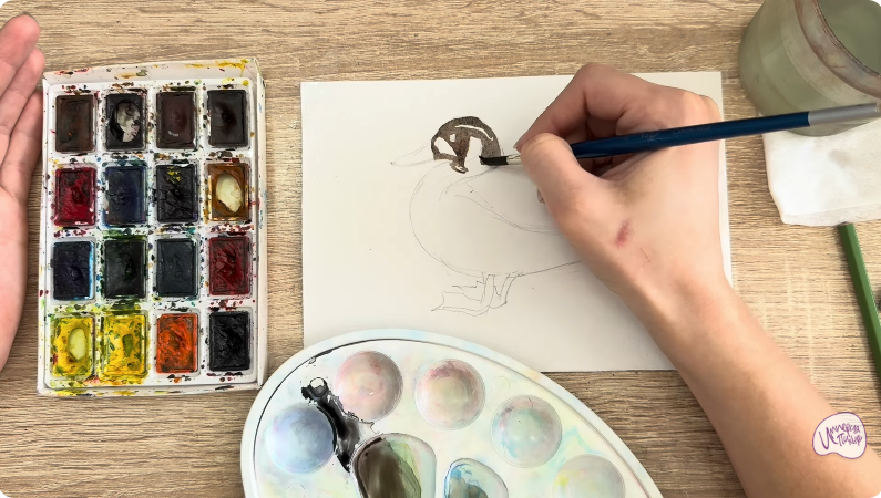 Рисуем Чирок-клоктун