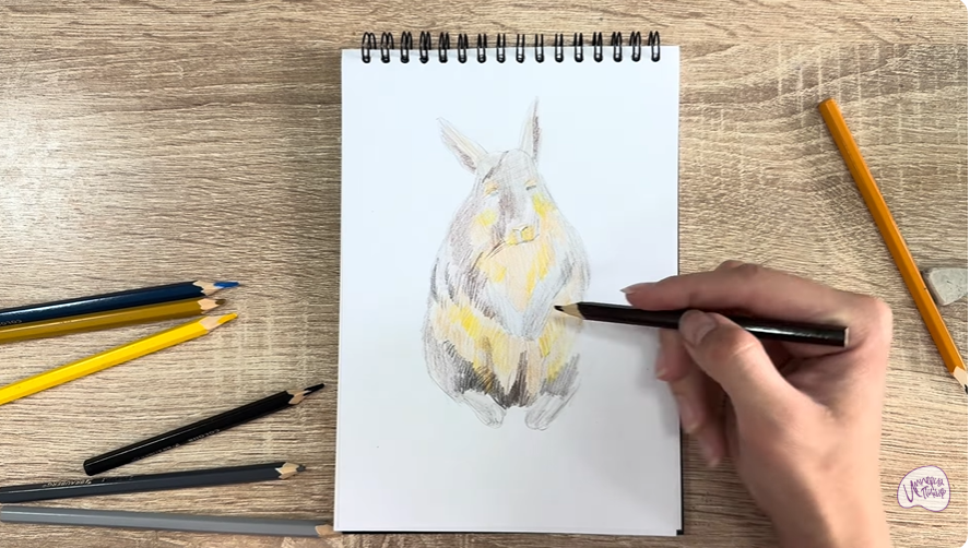 Рисуем Горная вискаша