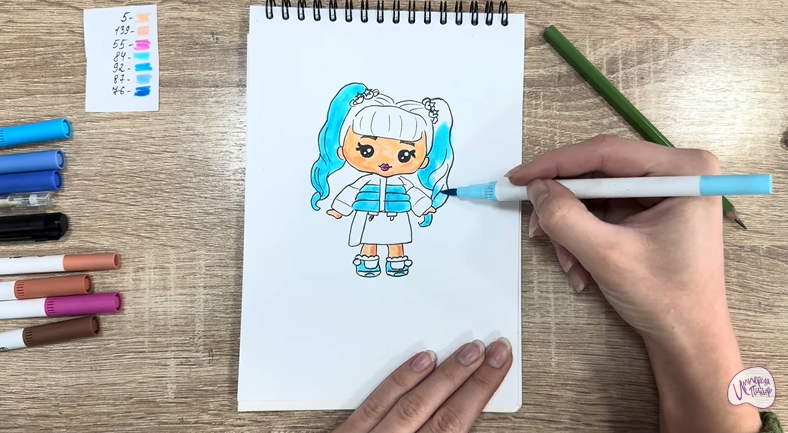 Рисуем Рори Блуберри