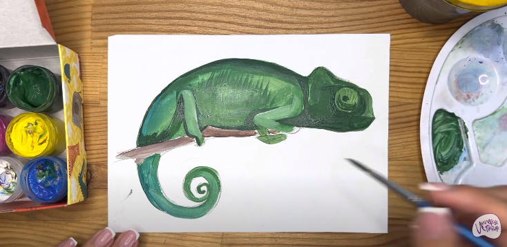 Рисуем Хамелеон