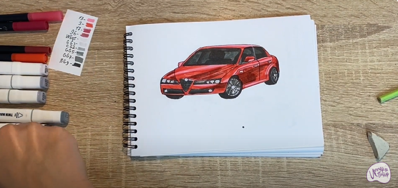 Рисуем Alfa Romeo
