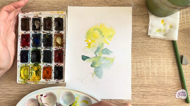 Рисуем Радиола розовая