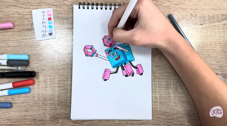 Рисуем Тяга из "Живой гараж"