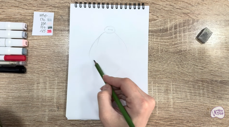 Рисуем Бэймакс из «Город героев»