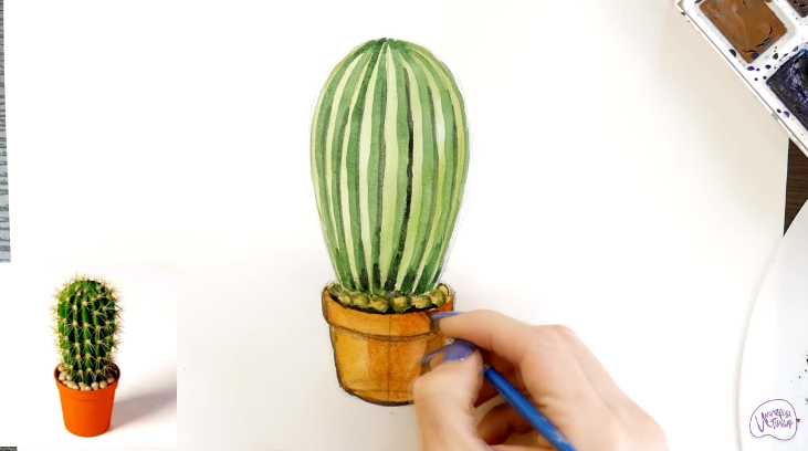 Рисуем Кактус