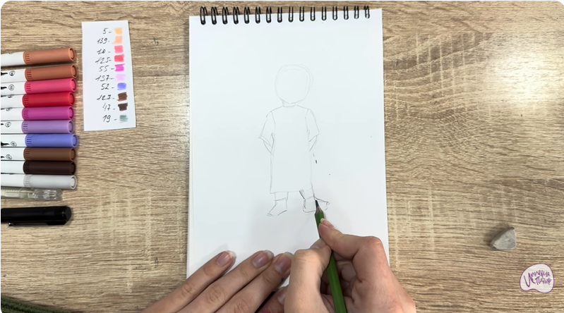 Рисуем Бу из «Корпорации монстров»