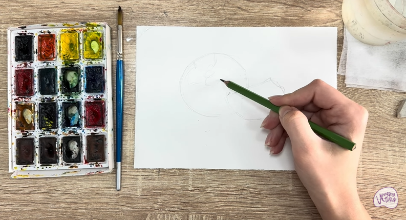 Рисуем Хурма