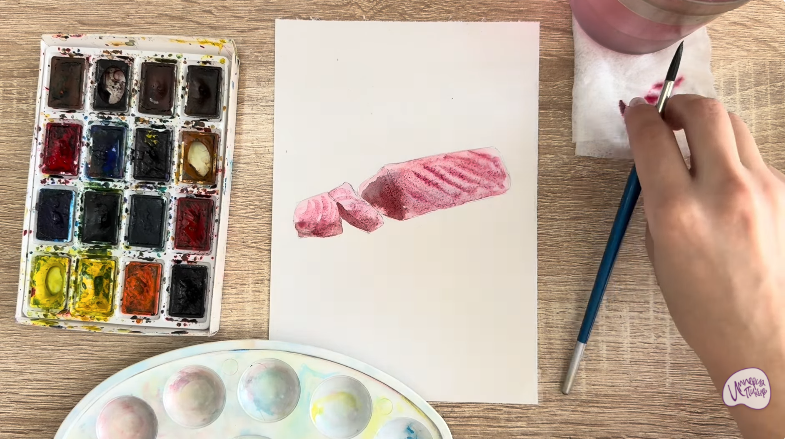 Рисуем Филе тунца