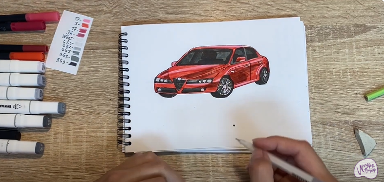 Рисуем Alfa Romeo