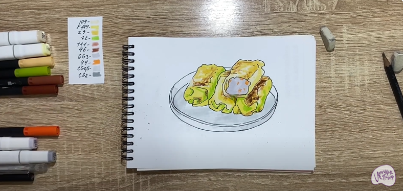 Рисуем Голубцы