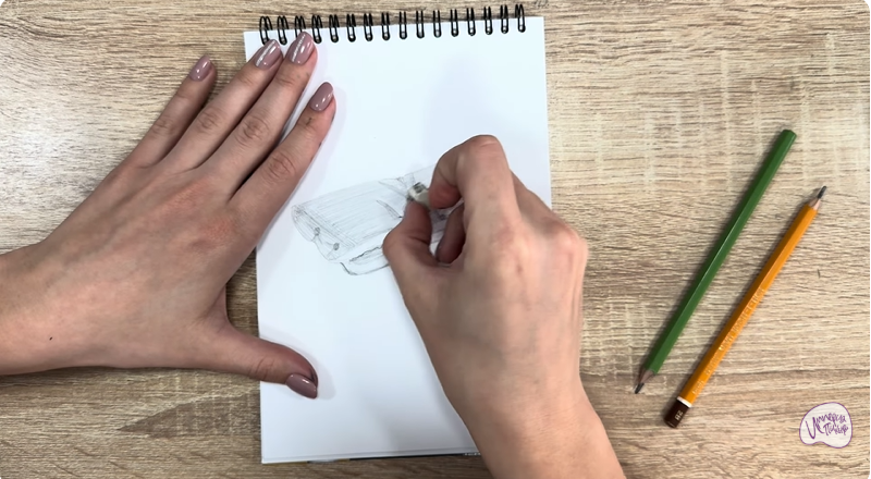 Рисуем Муфта для рук на коляску