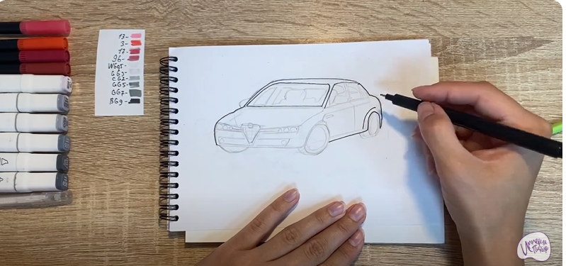 Рисуем Alfa Romeo