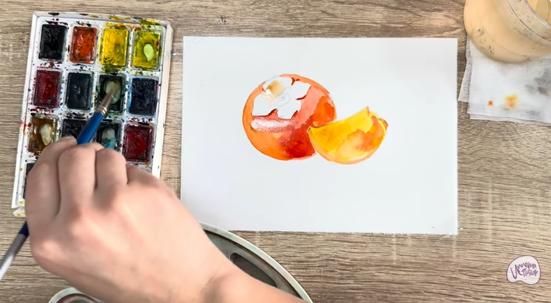 Рисуем Хурма