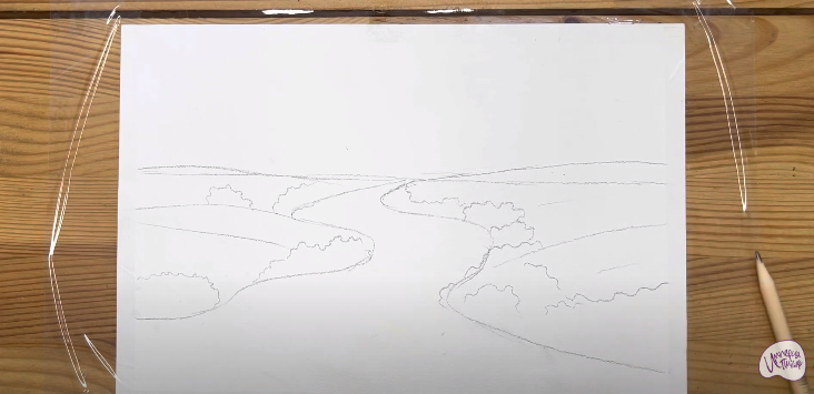 Рисуем Река