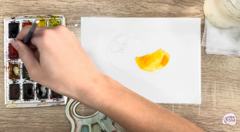 Рисуем Хурма