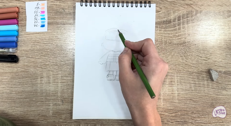 Рисуем Рори Блуберри