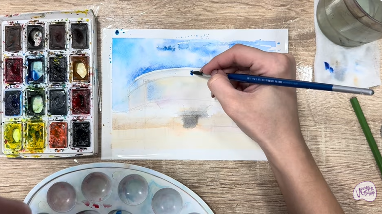 Рисуем Стадион Краснодар