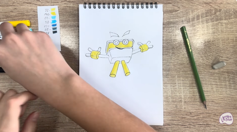 Рисуем Мозг из "Живой гараж"