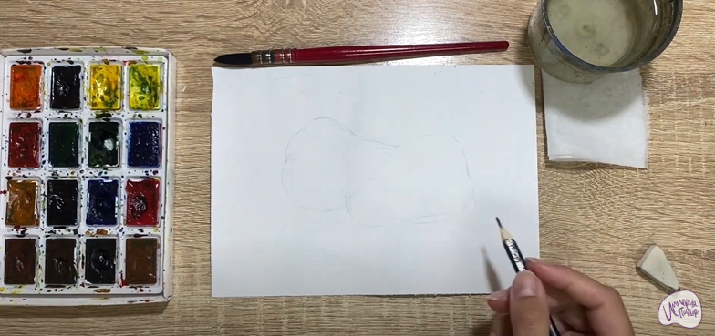 Рисуем Яванское яблоко