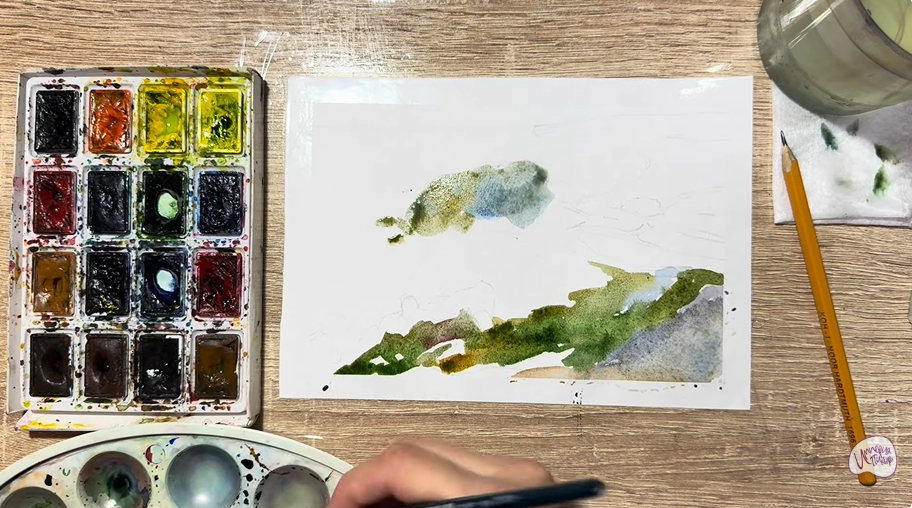 Рисуем Генеральские пляжи
