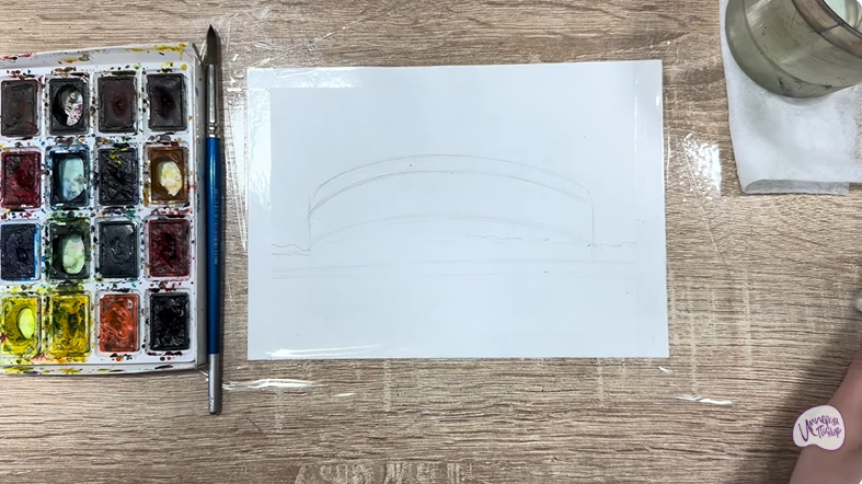 Рисуем Стадион Краснодар