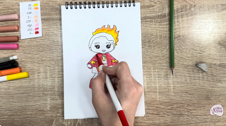 Рисуем Эмбер Синнамон