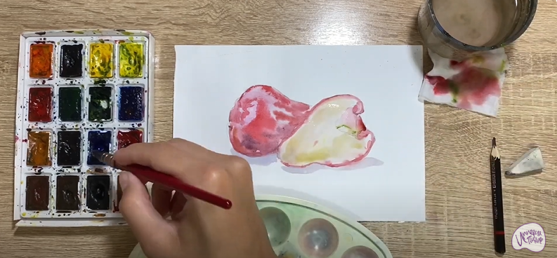 Рисуем Яванское яблоко