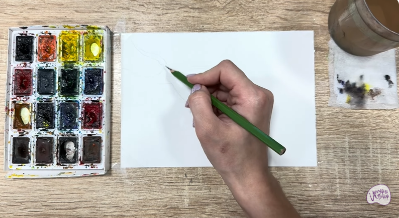 Рисуем Рыба-хирург