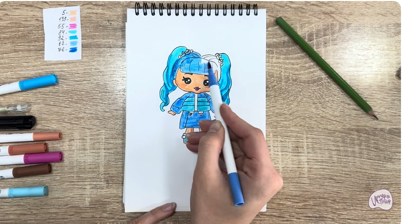 Рисуем Рори Блуберри