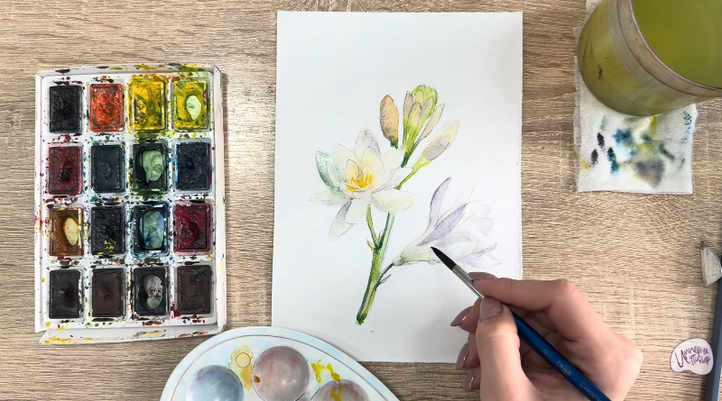 Рисуем Тубероза